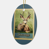 シェナンドア国立公園ディアヴィンテージ セラミックオーナメント (左)