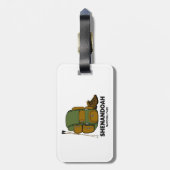 シェナンドア国立公園バックパック ラゲッジタグ (裏面縦)