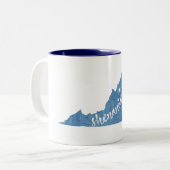 シェナンドア国立公園バージニアウッドグレイン ツートーンマグカップ (正面左)