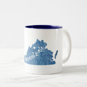 シェナンドア国立公園バージニアウッドグレイン ツートーンマグカップ (正面右)