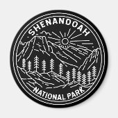 シェナンドア国立公園バージニアモノリン マグネット (正面)