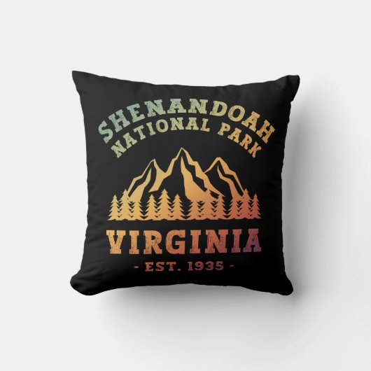 シェナンドア国立公園バージニアUSA クッション (正面)