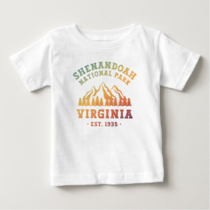 シェナンドア国立公園バージニアUSA ベビーTシャツ