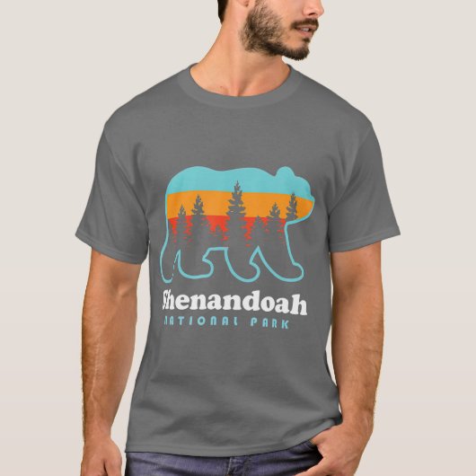 シェナンドア国立公園ベアーシェナンドアバレー Tシャツ (正面)