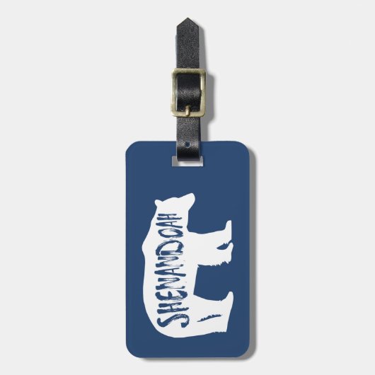 シェナンドア国立公園ベア ラゲッジタグ (正面縦)