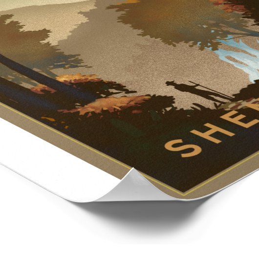 シェナンドア国立公園リトーのアートワークのポスター ポスター (角)