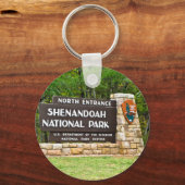 シェナンドア国立公園北入口標識 キーホルダー (正面)