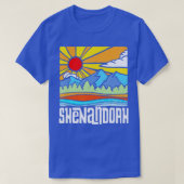 シェナンドア国立公園芸術的自然山 Tシャツ (デザイン正面)
