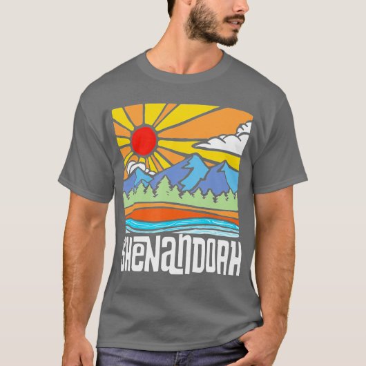 シェナンドア国立公園芸術的自然 Tシャツ (正面)