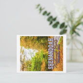 シェナンドア国立公園 – バージニア州統一された州 ポストカード (スタンド正面)