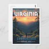 シェナンドア国立公園（バージニア） ポストカード (正面/裏面)