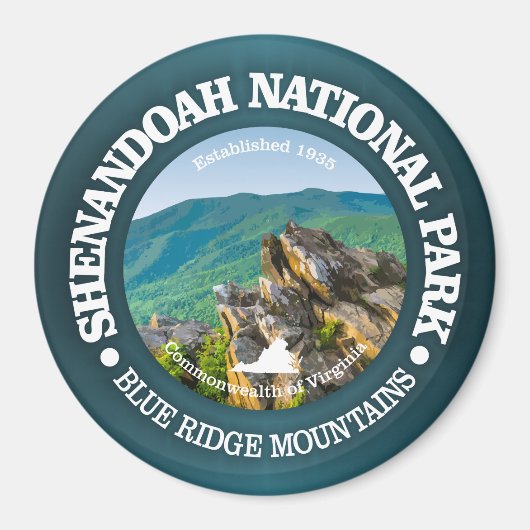 シェナンドア国立公園 マグネット (正面)
