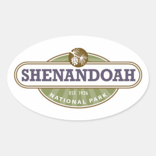 シェナンドア国立公園 楕円形シール