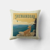 シェナンドア国立公園 |鹿 クッション (裏面)