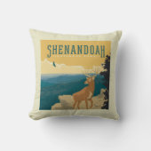 シェナンドア国立公園 |鹿 クッション (正面)