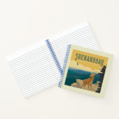 シェナンドア国立公園 |鹿 ノートブック (内部)