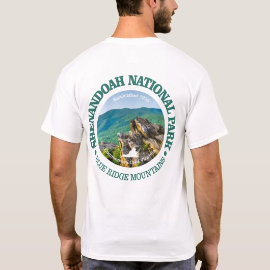シェナンドア国立公園 Tシャツ (裏面)