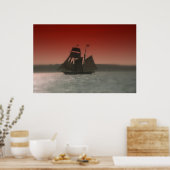 シェナンドア赤い空 ポスター (キッチン)