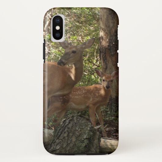 シェナンドー国立公園の母鹿と子鹿 Case-Mate iPhoneケース (裏面)