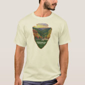 シェナンドー国立公園の矢じり Tシャツ (正面)