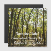 シェナンドー国立公園の10月のアパラチアントレイル (正面/裏面)