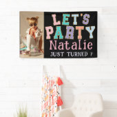 シェニールパーティー名門私立校風のフェイク誕生日パーティー 横断幕 (インサイチュ)