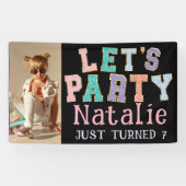 シェニールパーティー名門私立校風のフェイク誕生日パーティー 横断幕 (横)