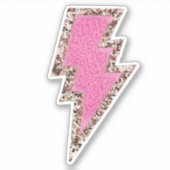 シェニール稲妻ボルト シール (正面)