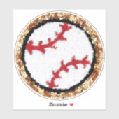 シェニール野球 シール (シート)