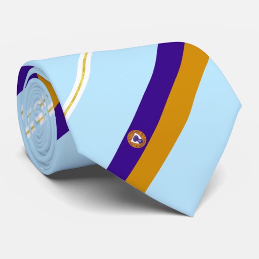 シェネクタディ（ニューヨーク）市旗ネックタイ ネクタイ (ロール)