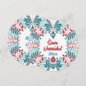 シェネ ヴァインアフト、ババリア風クリスマスグリーティング シーズンカード (正面/裏面)