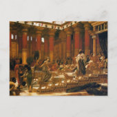 シェバの女王がソロモン王を訪問すること ポストカード (正面)