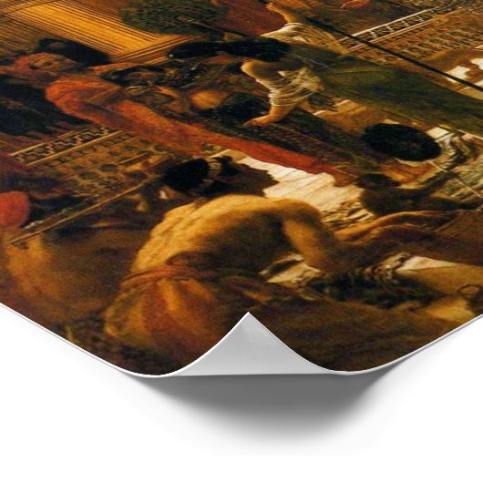 シェバの女王のソロモン王訪問 ポスター (角)