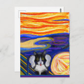 シェバの悲鳴、パロディ悲鳴、ファインアート ポストカード (正面/裏面)