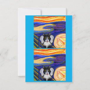 シェバの悲鳴、パロディ・アートカード サンキューカード