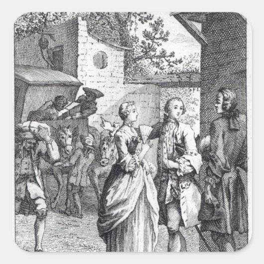 シェバリエ・デ・グルー・マノンの会合 スクエアシール (正面)