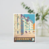 シェバーニーフランスヴィンテージ旅行 ポストカード (スタンド正面)
