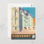シェバーニーフランスヴィンテージ旅行 ポストカード (正面/裏面)