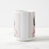 シェパドードル、ゴールデンドードル、ラブラドードルかわいい贈り物 コーヒーマグカップ (中央)