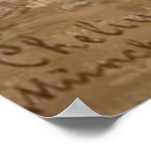 シェパードと一緒に太陽の下の牛 ポスター (角)