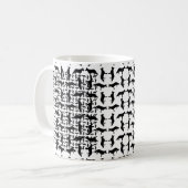 シェパードのシルエット コーヒーマグカップ (正面左)