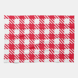 シェパードのチェック、ストライプ、カスタマイズカラーの変更 キッチンタオル