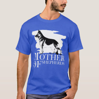 シェパードの母犬のオーナーギフトファミリー Tシャツ