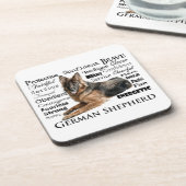 シェパードの特徴コースター コースター (左側)