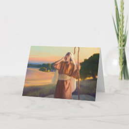 シェパードの電話グリーティングカード カード