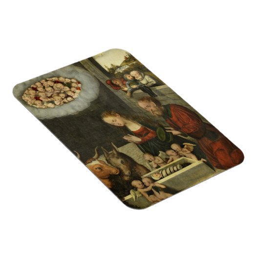 シェパードアターリングベビーイエズスバイクラナック マグネット (右側)