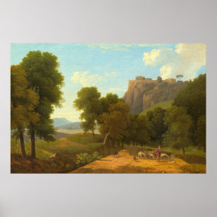 シェパードウィズフロック – Jean-Victor Bertinファインアート ポスター