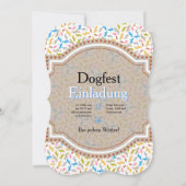 シェパードドッグ招待状 招待状 (裏面)