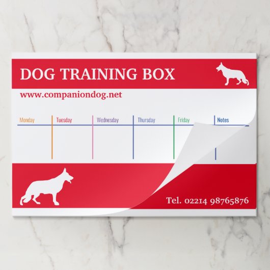 シェパードドッグ紙パッド ペーパーパッド (折り畳み)