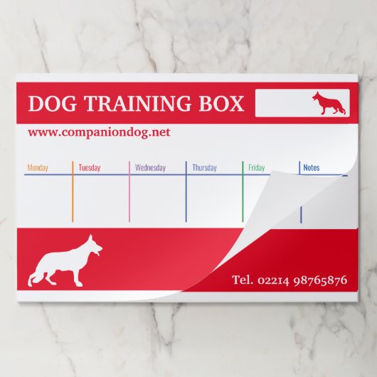 シェパードドッグ紙パッド ペーパーパッド (折り畳み)